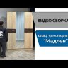 Шкаф 3-х створчатый Мадлен (дуб сонома/дуб шале мореный)   
