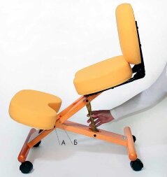 Коленный стул со спинкой Smartstool KW02B