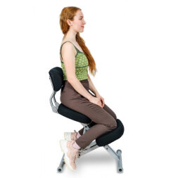 Коленный стул со спинкой Smartstool KM01BМ